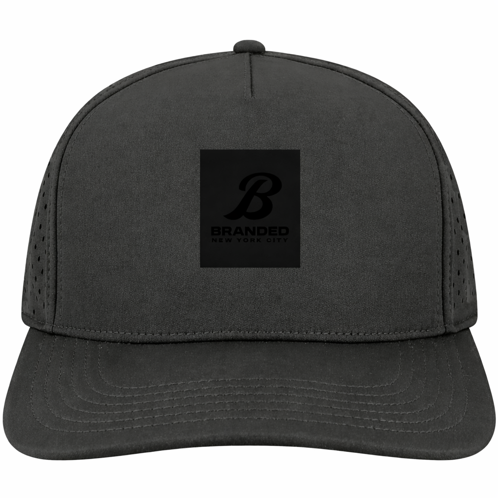 B for Branded New York New York Black on Black Hat