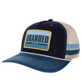 Branded NYC Bar Trucker Hat - Navy/Teal