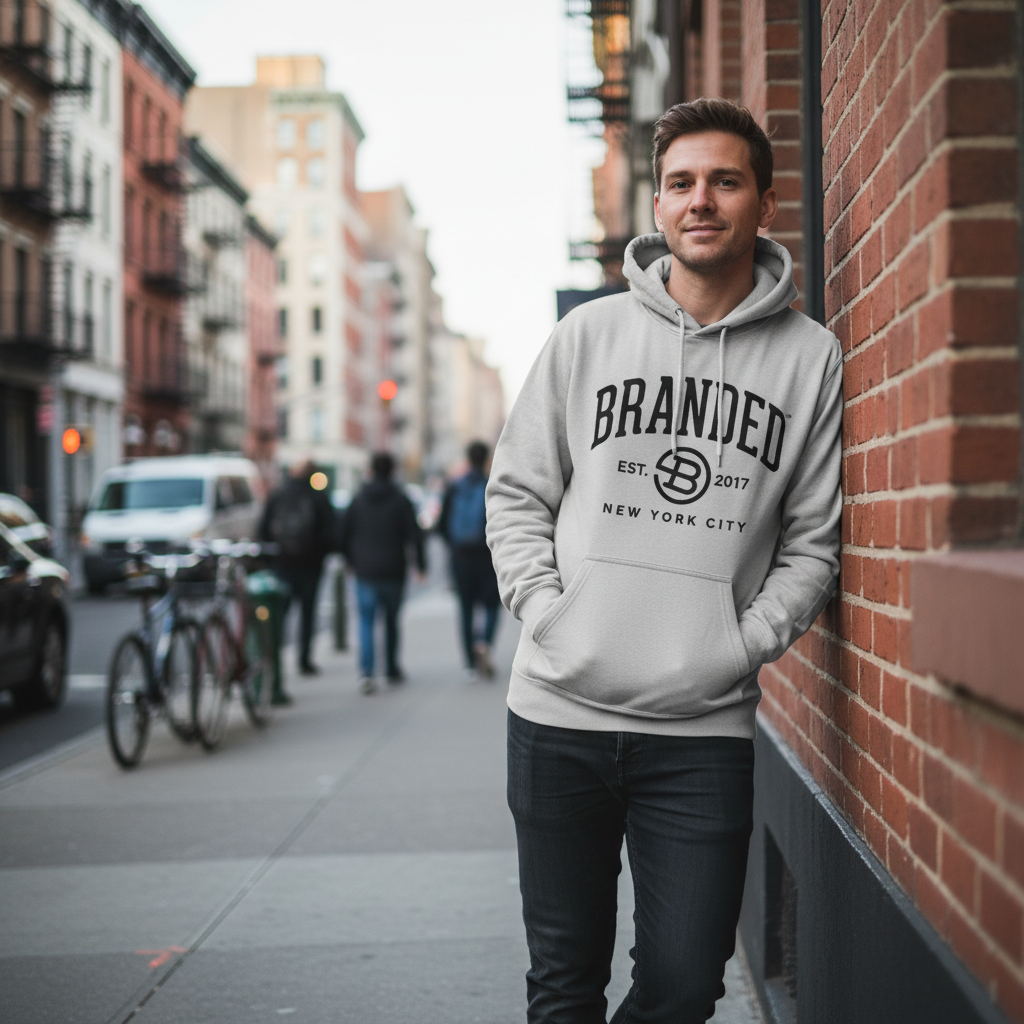 Lifestyle shot with correct graphic