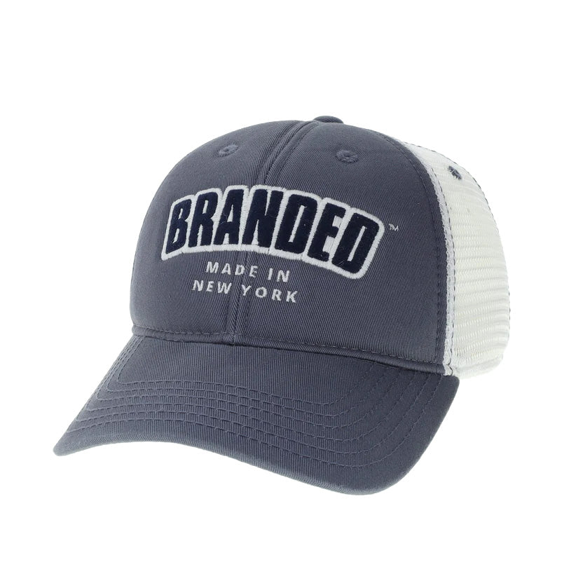 Branded Made in New York Trucker Hat - Charcoal/White