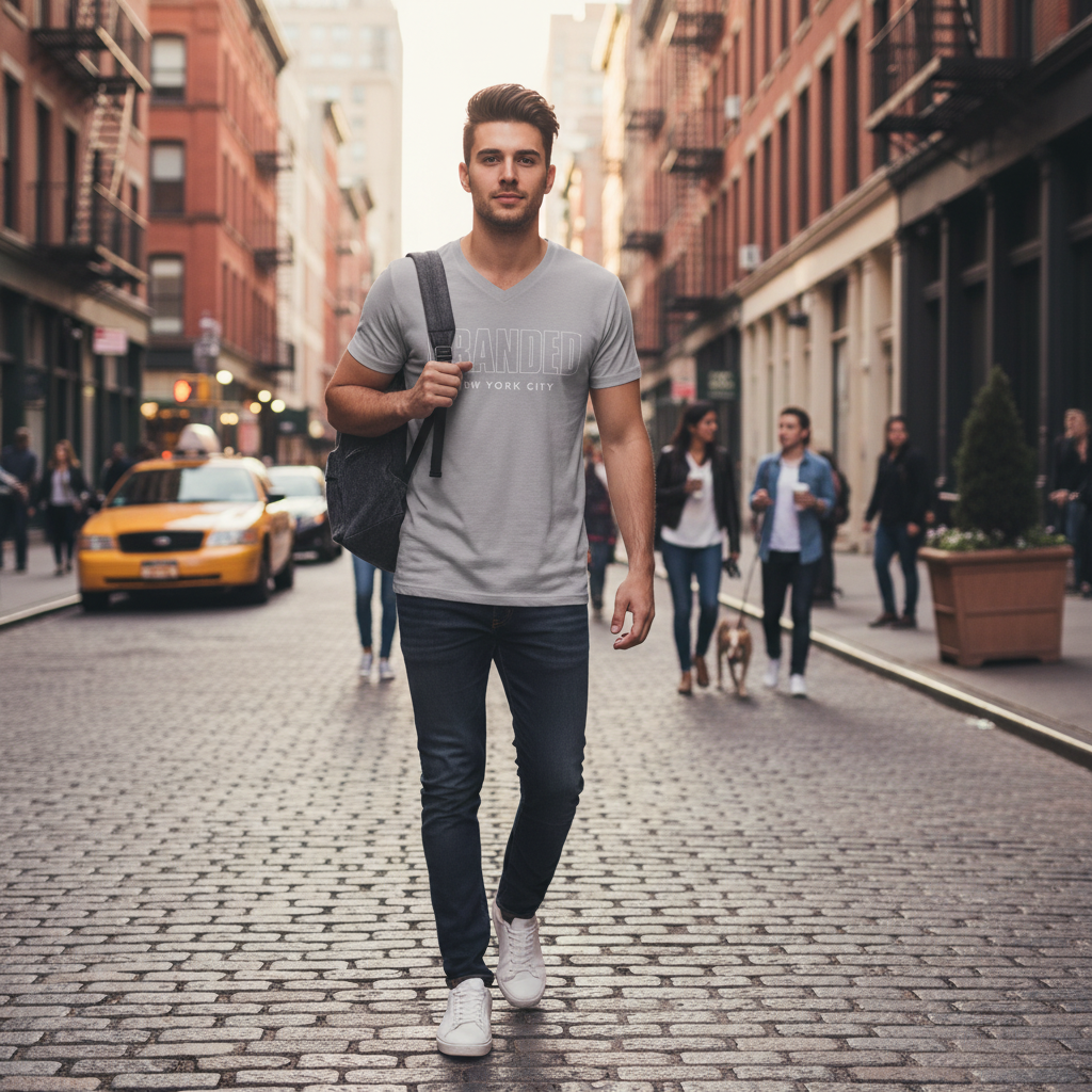 NYC street lifestyle shot